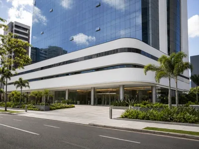 Fachada do Edifício Office Tower, onde fica a Clínica Preciore